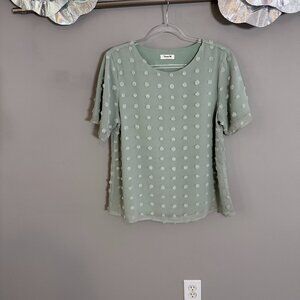 NWOT Blooming Jelly Womens Chiffon Blouse